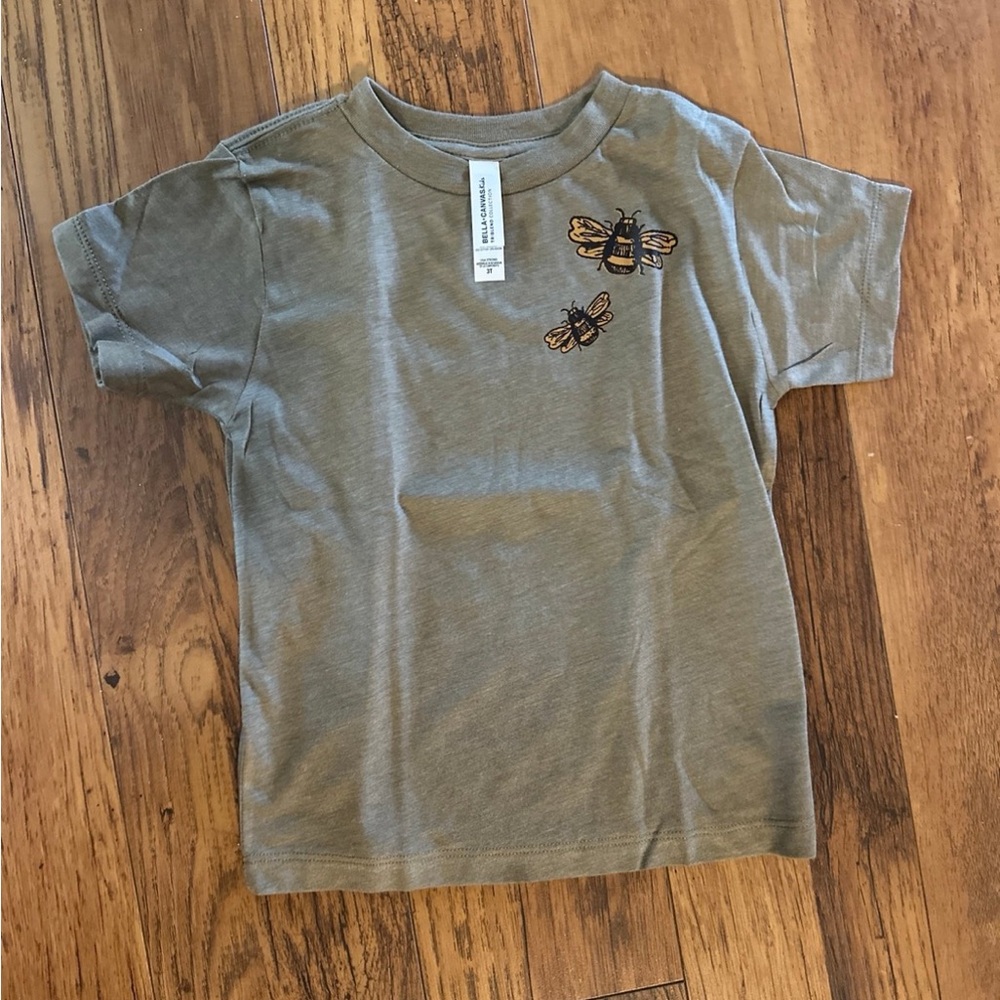 Bella Canvas Kids Olive T-Shirt with Be Kind